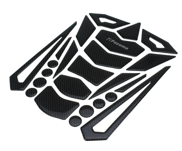 Защитная Наклейка PAZOMA для бака мотоцикла из углеродного волокна наклейка Kawasaki