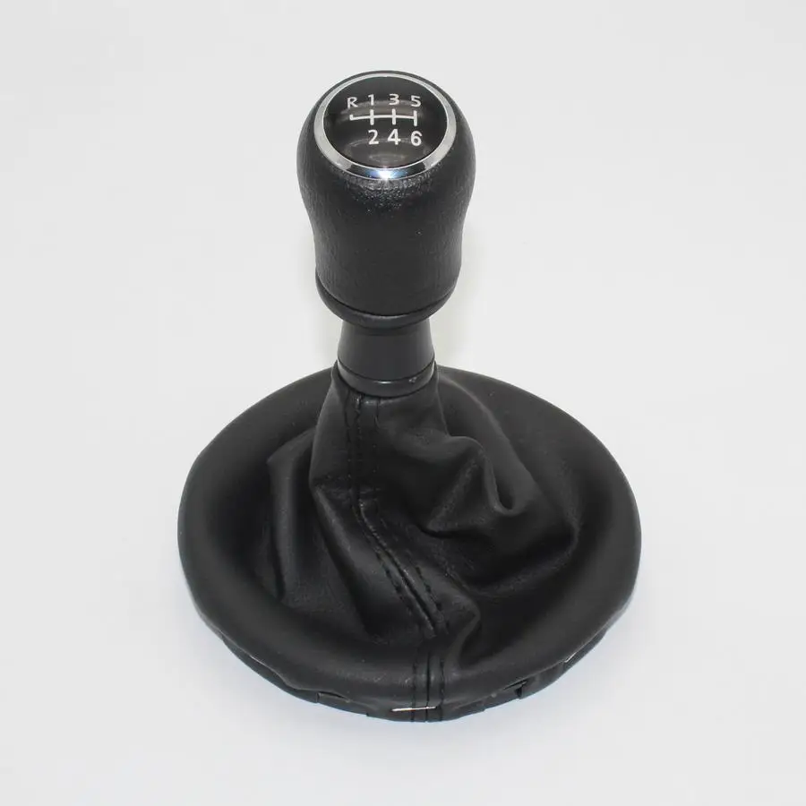 Для VW Transporter Multivan Caravelle T5 2003 2004 2005 2006 2007 2008 2009 2010 6 Скорость Stick рукоятка рычага переключения кожа гетры загрузки