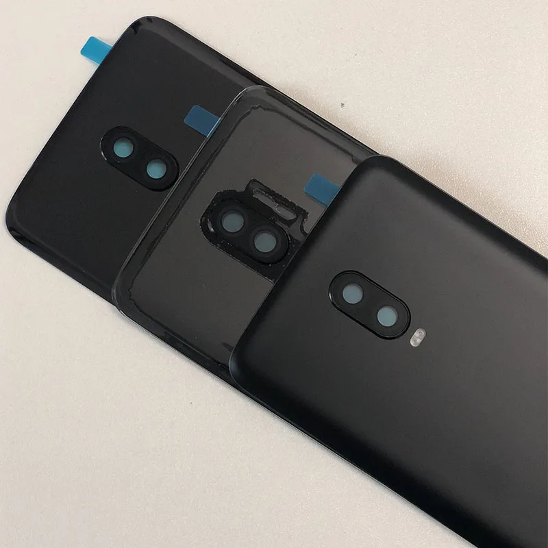 Axisinternational для 6,4" Oneplus 6T One Plus 6T стеклянная задняя крышка для батареи чехол Корпус+ рамка для камеры+ стеклянная вспышка для объектива