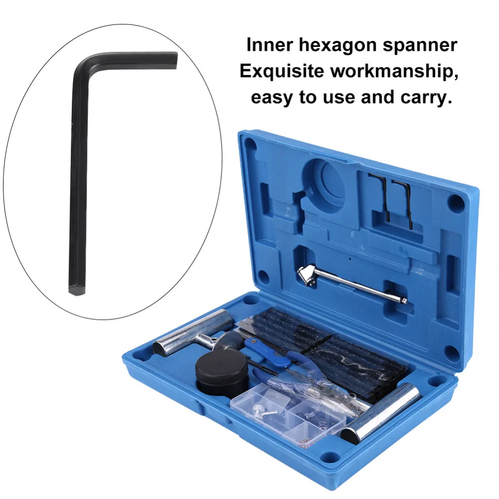 67 шт. ремонтные проколы набор инструментов для ремонта автомобильных шин