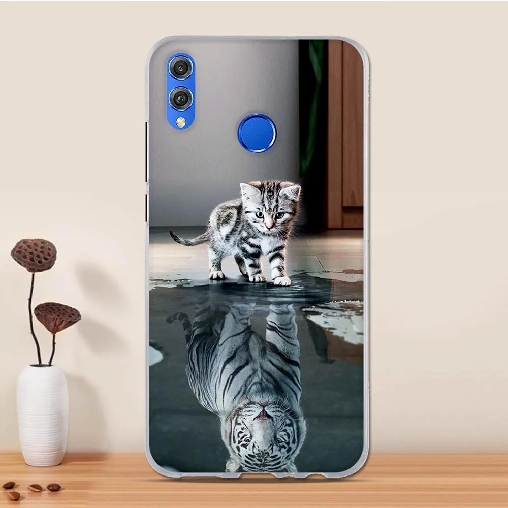Чехол для телефона Huawei Honor 8X силиконовый чехол мягкий из ТПУ View 10 Lite