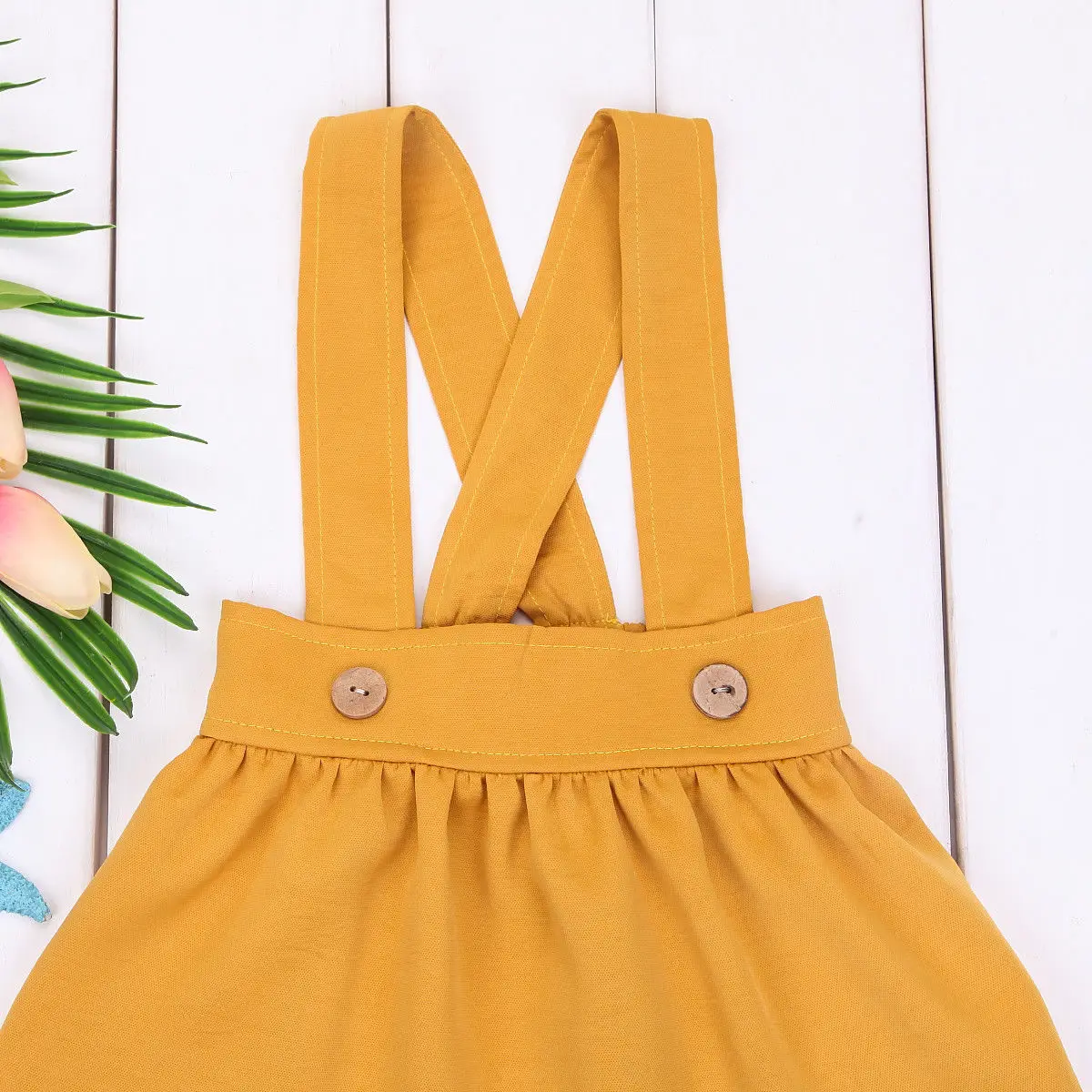 Наряды для новорожденных девочек одежда юбка на подтяжках платье хлопковая