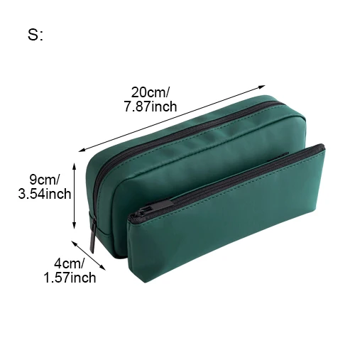 Green S Bag Mihawk модная вместительная сумка для косметики женская сумка для Кисточки для макияжа детский Карандаш Чехол посылка дорожный косметический чехол s Чехол для костюма сумки - Цвет: Green S Bag
