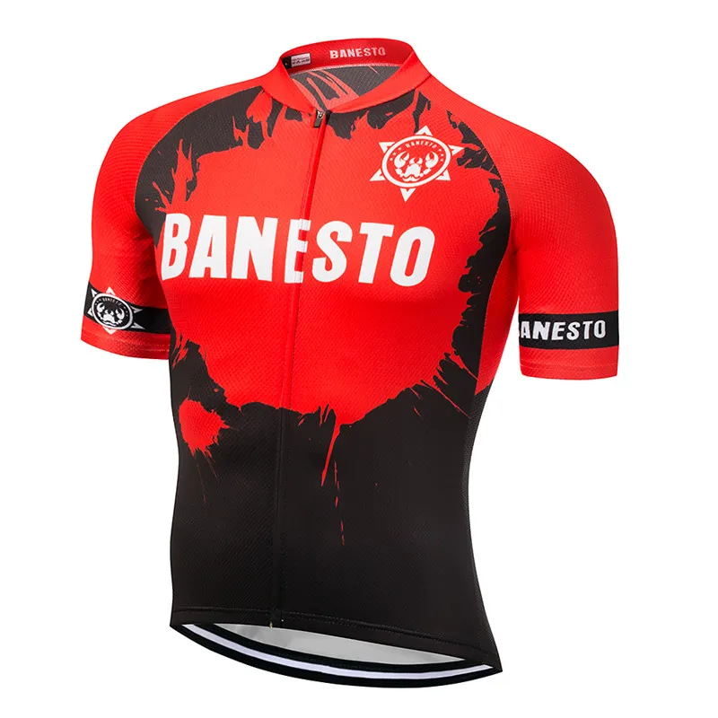 

2018 Banesto Ride the world Cycling jerseys Ropa de La Bicicleta Maillot Ciclismo Jersey de Manga Corta de La Bici de MTB