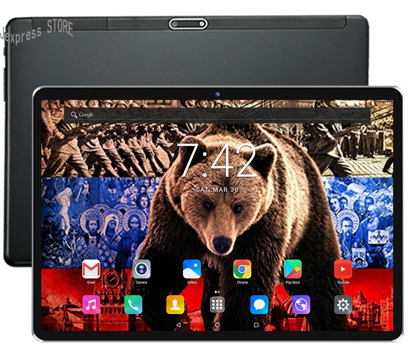 Клавиатуры на русском 10 дюймов 2.5D Закаленное стекло Android 8 0 планшеты PC ядер 4 Гб RAM