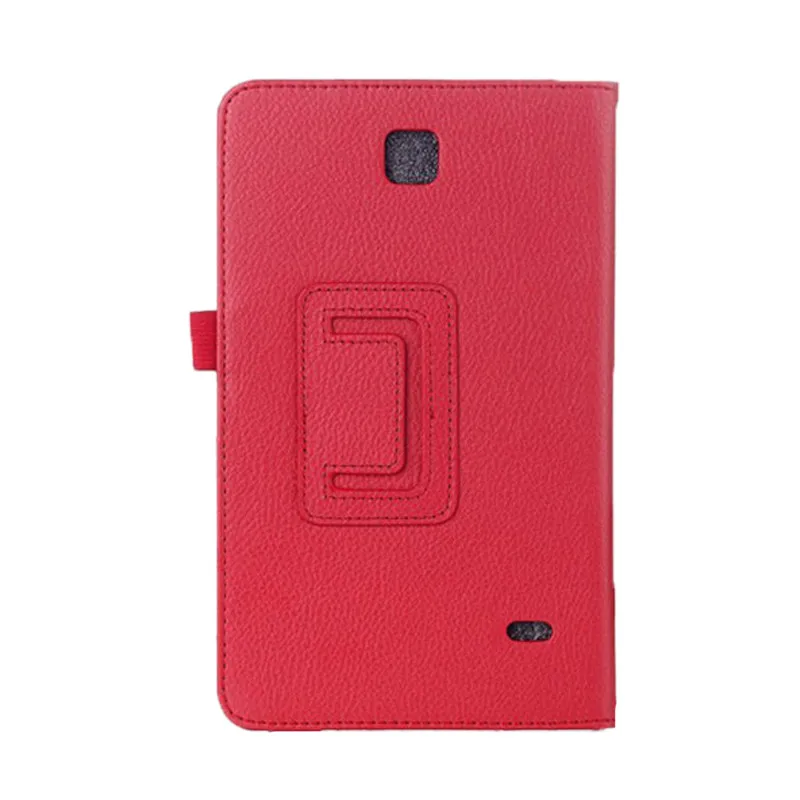 Red SM-T231 SM-T230 личи из искусственной кожи с откидной крышкой чехол КРЫШКА ДЛЯ samsung Galaxy Tab 4 7,0 T230 T231 T235 подставка чехол s 7 дюймов планшетный ПК - Цвет: Red