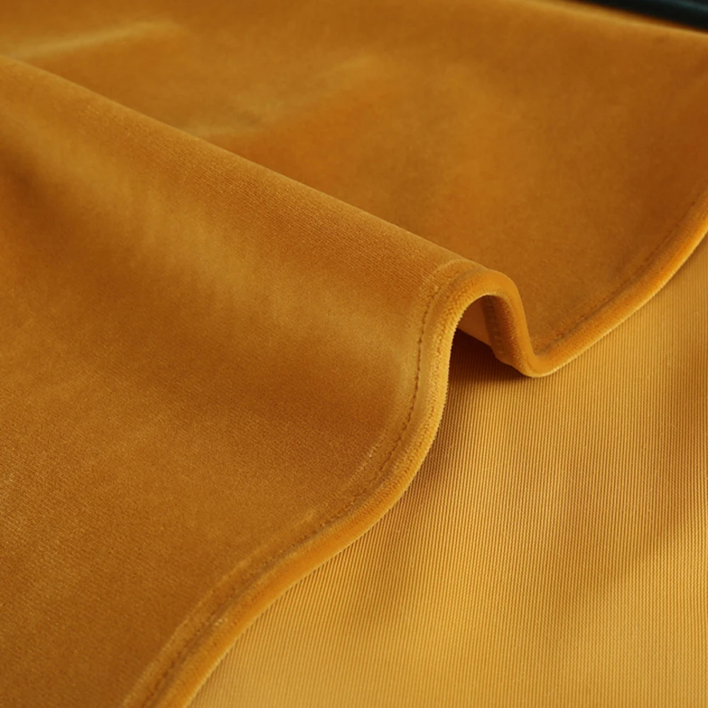 ESSIE HOME Rose Pink Single Side Matte Velvet High End Table Runner Wedding Decoration Placemat |