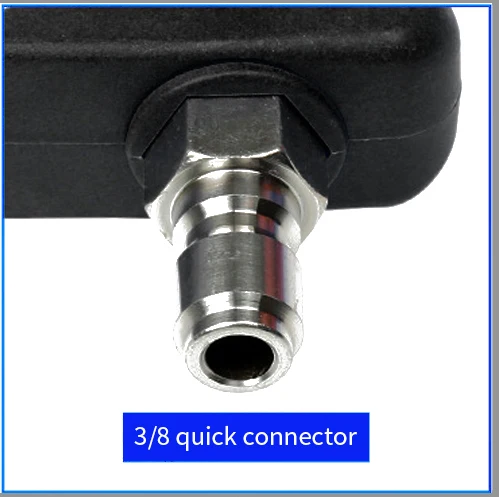 3 8 quick connector Мойка высокого давления распылитель воды вентилятор форма сопла с быстроразъемным соплом Автомойка аксессуар City Wolf чистящий инструмент - Цвет: 3 8 quick connector