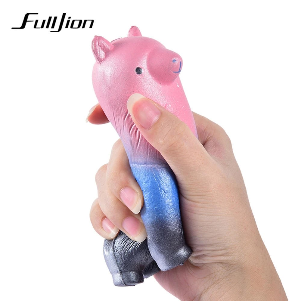 Fulljion Альпака Squishy Squishe Новинка кляп игрушечные лошадки весело стресс-сюрприз