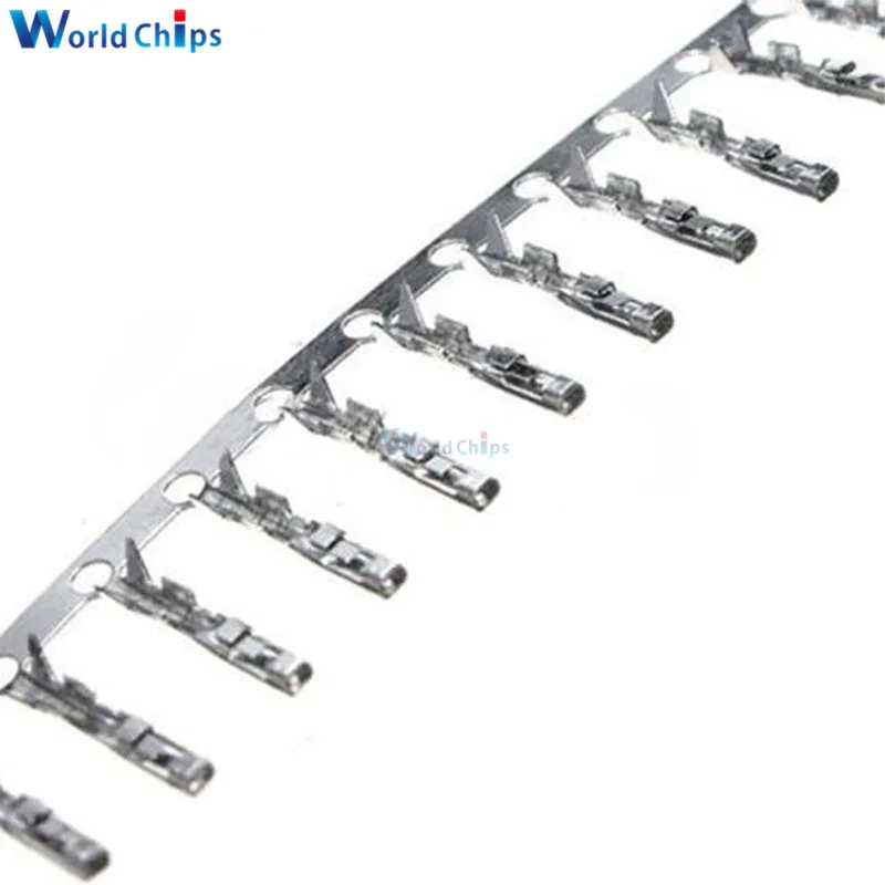500pcs 2.54mm Dupont Jumper Wire Cable Housing Female Pin Connector Terminal | Электронные компоненты и