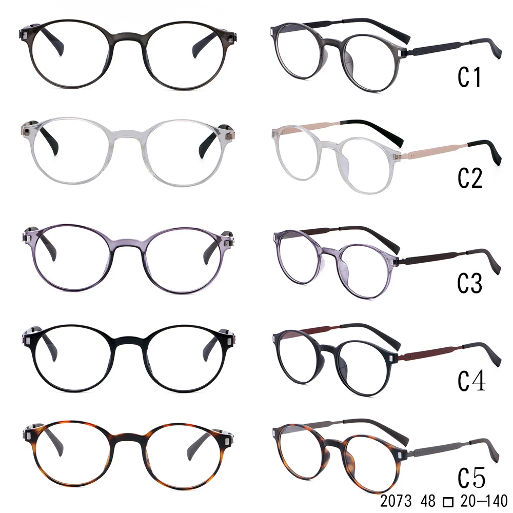 

Sunny Men Women Lightweight Round wholesale New Retro Eyeglasses frames Classic Full rim Eyewear Glasses