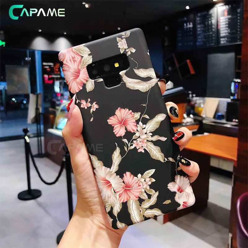 Роскошный Жесткий ударопрочный чехол CAPAME для Samsung S8 S7 Edge S9 чехлы телефонов Galaxy Plus