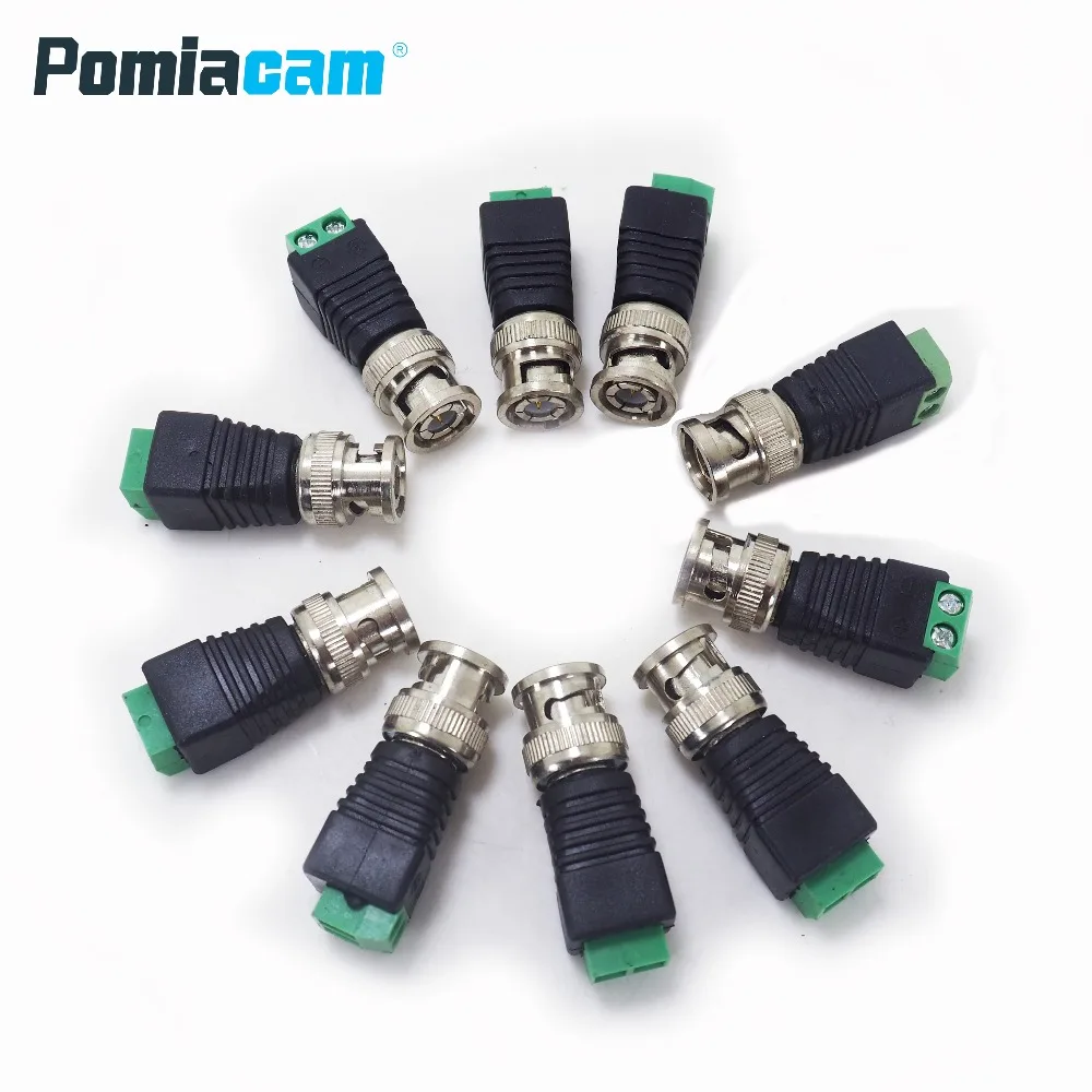 B G2 10 шт./лот MINI Coax CAT5 для камеры видеонаблюдения BNC адаптер аксессуары DVR