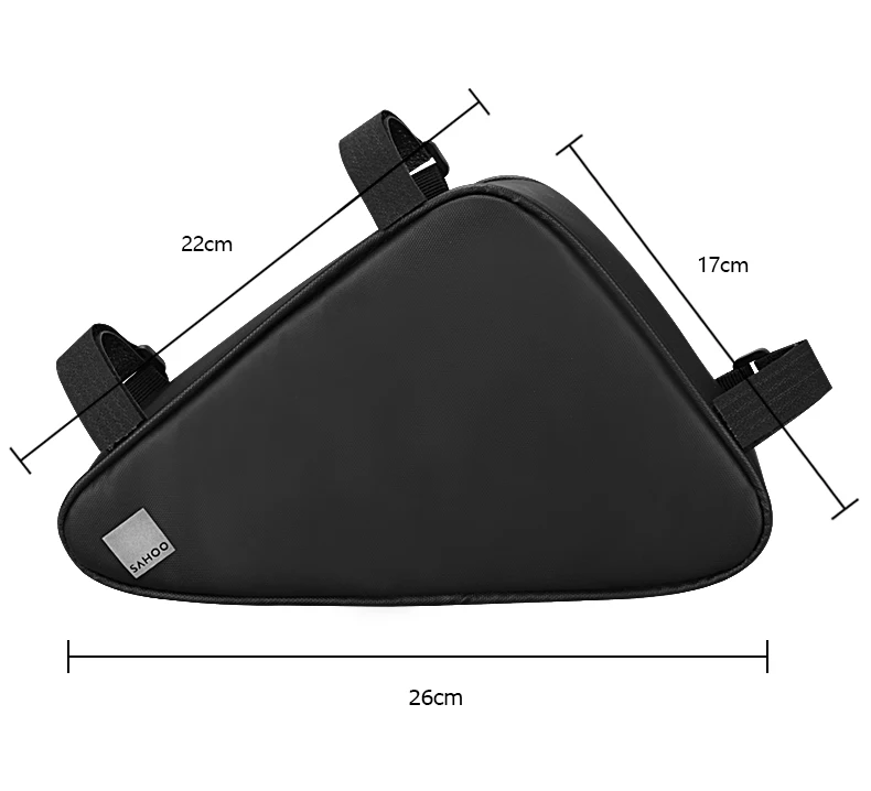Sahoo Travel 122065 Mountain Water Resistant Bike Cycling Bicycle Front Frame Tope Tube Triangle Bag Storage Pack Pannier Pouch