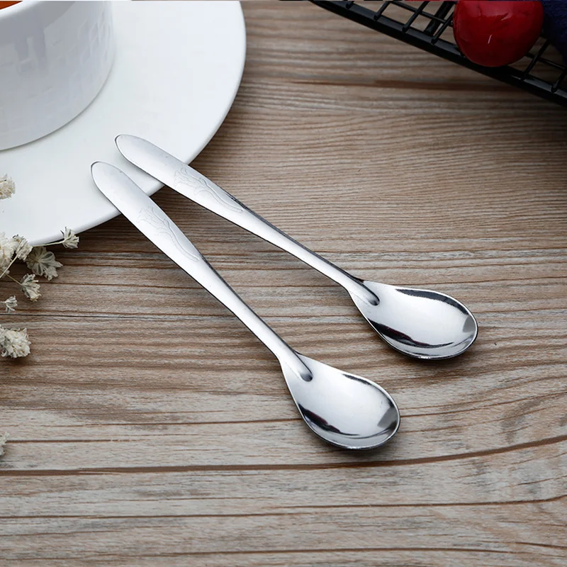 1 шт. Нержавеющая сталь Кофе ложки кухонные принадлежности десерт сахар для