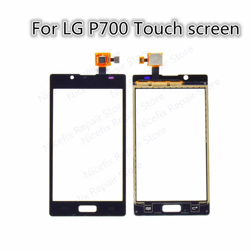 Сменный сенсорный экран для LG Optimus L7 P700 P705 черный/белый Бесплатная доставка|touch