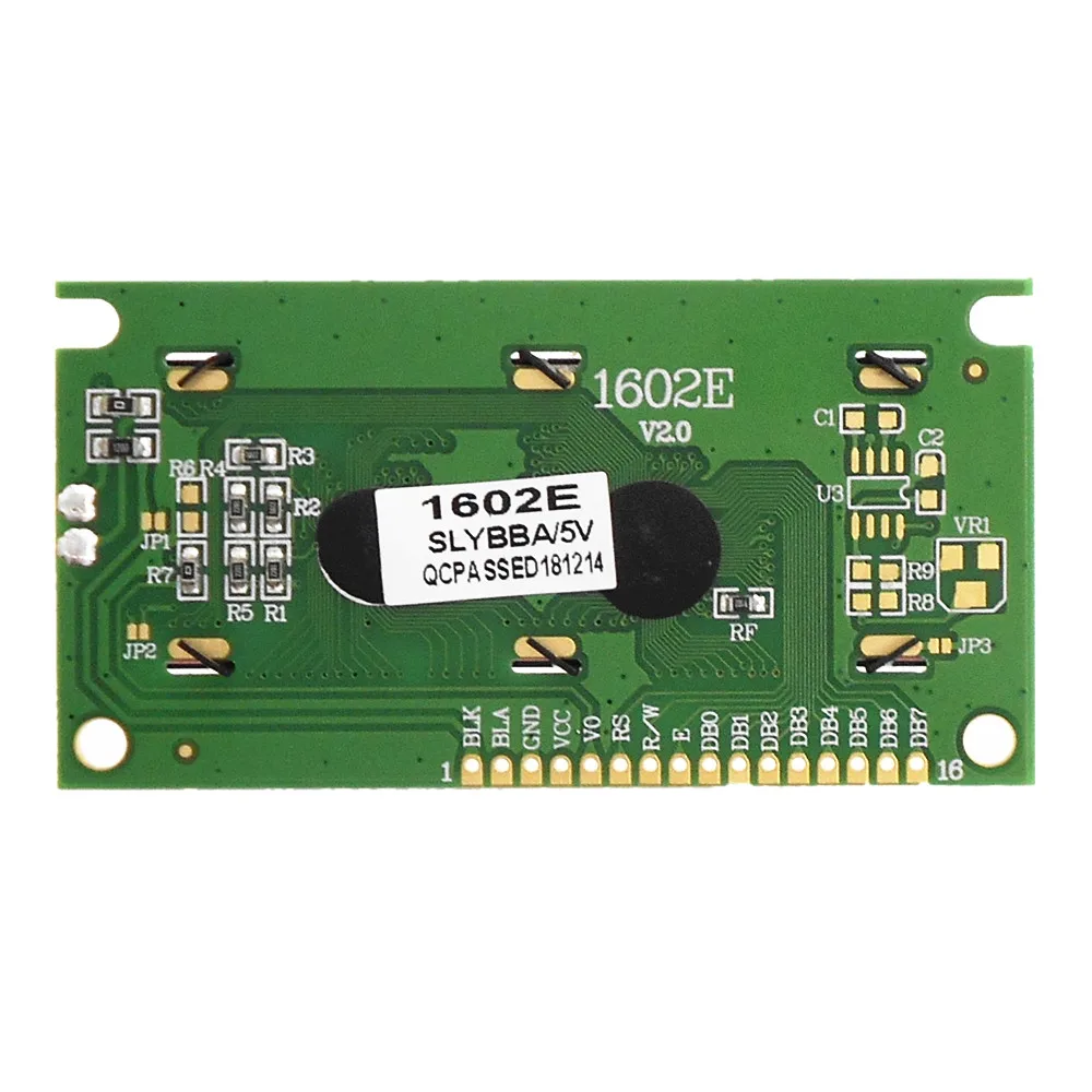 SMR1602 E 1602E ЖК модуль желтый зеленый фон черные слова 5 в 3 параллельный порт 1602