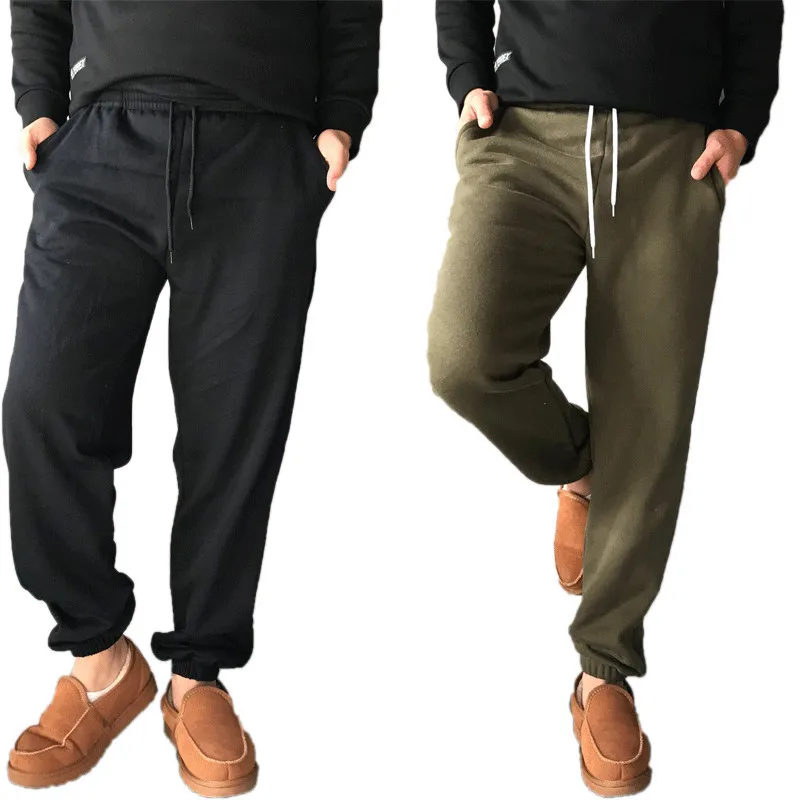 4XL мужские спортивные штаны Зимние теплые шаровары флисовые брюки мужские размера плюс хлопковые спортивные брюки для бега узкие брюки спортивные штаны Весна