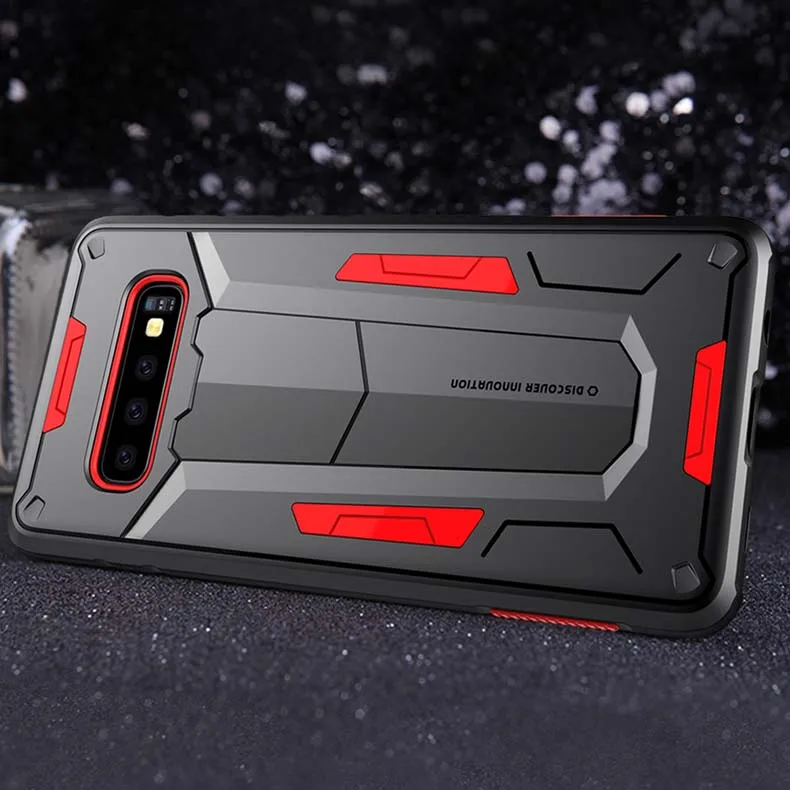 Для samsung Galaxy S10 чехол S10 Plus задняя крышка Nillkin Defender 2 TPU+ PC бронированные телефонные чехлы обложки для samsung Galaxy S10 Plus