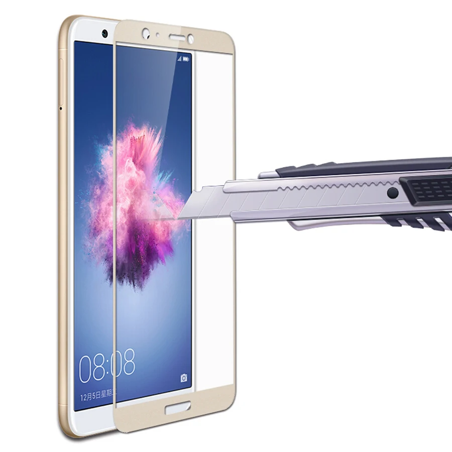 Klovrrd 9 H полное покрытие закаленное Стекло для Huawei P Smart/наслаждаться 7 s высокое
