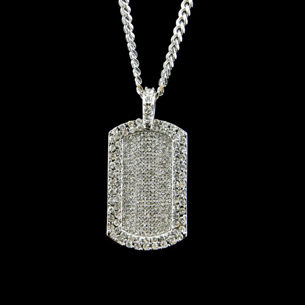 В стиле хип хоп Полный Стразы ограненные Bling лед из ювелирных изделий