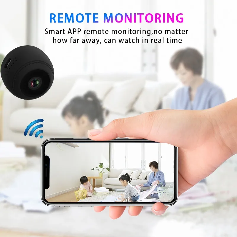 1080P HD IP мини беспроводная WiFi камера удаленный монитор безопасности Обнаружение