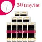 Misslamode, все размеры, 16 рядовлоток, 7-15 мм, смешанный отдельные ресницы из шерсти норки, товары для русского объемное наращивание ресниц