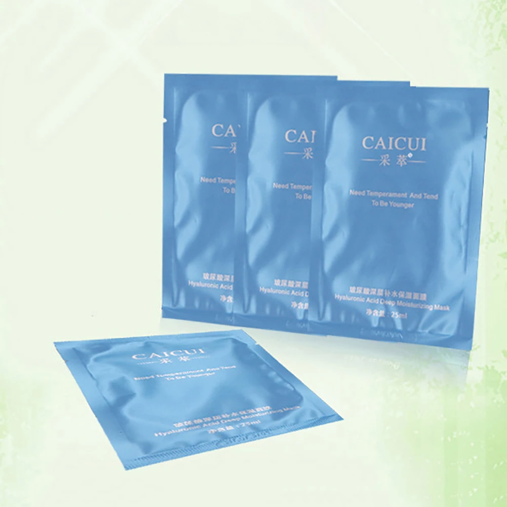 Глубоко увлажняющий с гиалуроновой кислотой шелк маска для лица Уход за