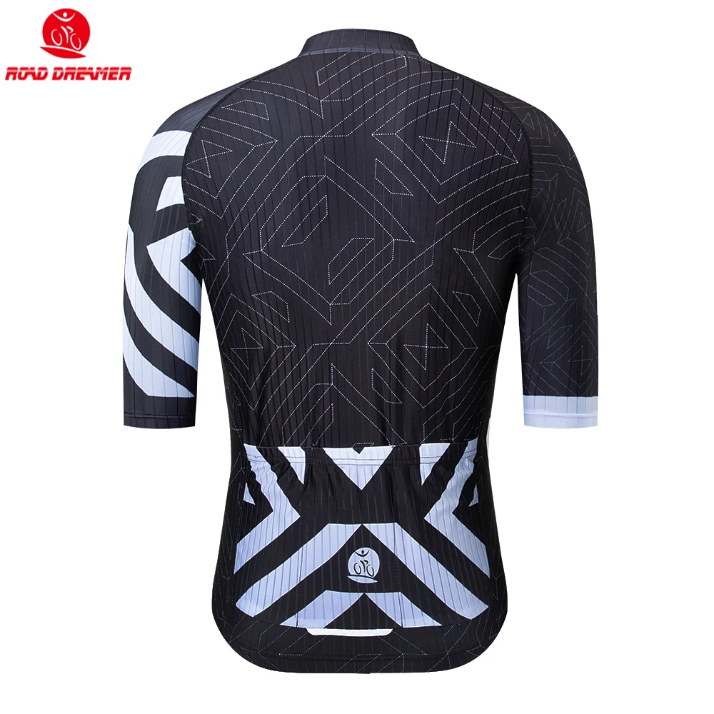 2019 новая экшн-камеры Go Pro дорога с белой полосой Для мужчин Велоспорт Джерси лето