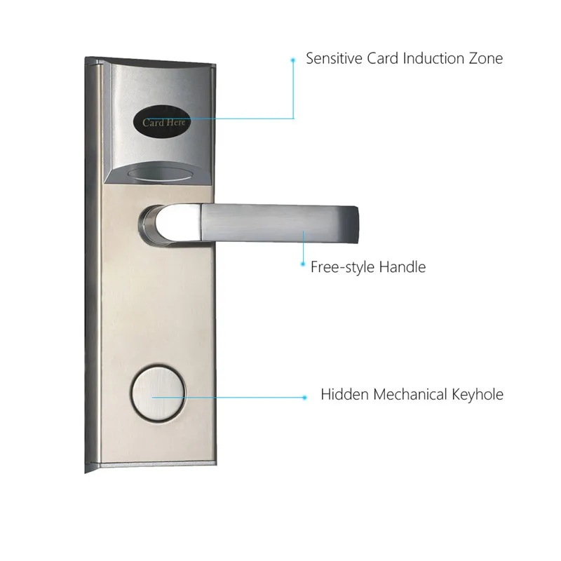 Электронный дверной замок с ключом для гостиницы квартиры дома офиса|door lock with