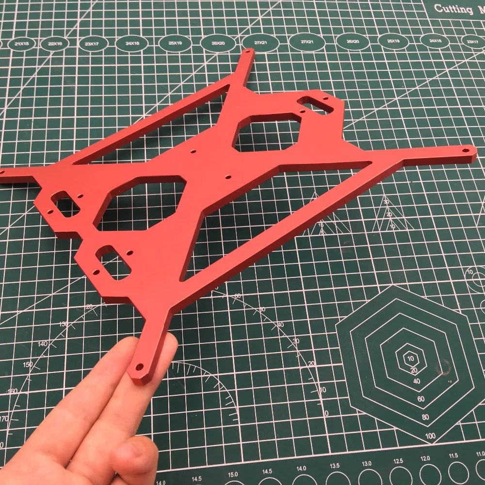 1 набор анодированный алюминиевый Prusa i3 рама комплект с подогревом кровать