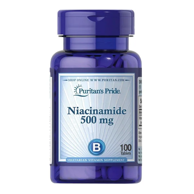 Импорт из США пуритан's pride Nicotinamide витамин B3 таблетки 100 таблетки 1 бутылка отбеливание кожи - Цвет: 100 tablets 1 bottle