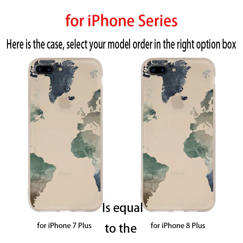 Силиконовый мягкий чехол с картой мира для iPhone 13 12 11 Pro X XS Max XR 8 7 6 Plus SE 2020 |