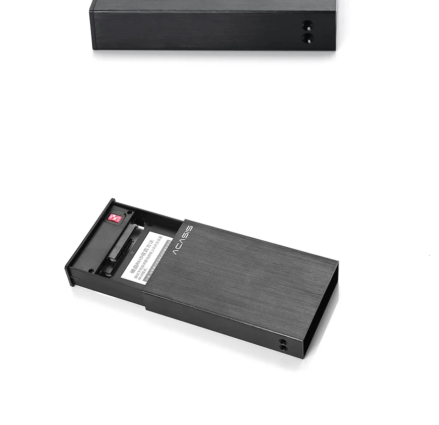 Acasis DT-S2 USB3.0 eSATA 2," двойной жесткий диск Raid корпус Поддержка 2 ТБ HDD RAID0 RAID1 JBOD SPAN алюминиевый сплав 5 Гбит/с