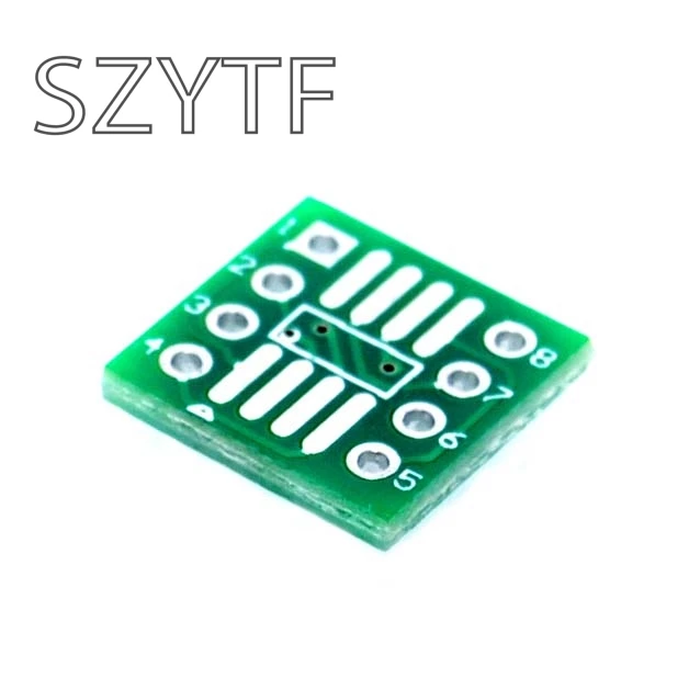 50 шт./пакет переходная пластина SOP8 SSOP8 TSSOP8 SMD для DIP 0 65/1 27 мм шаг|sop8 dip|sop8 to dipsmd dip |