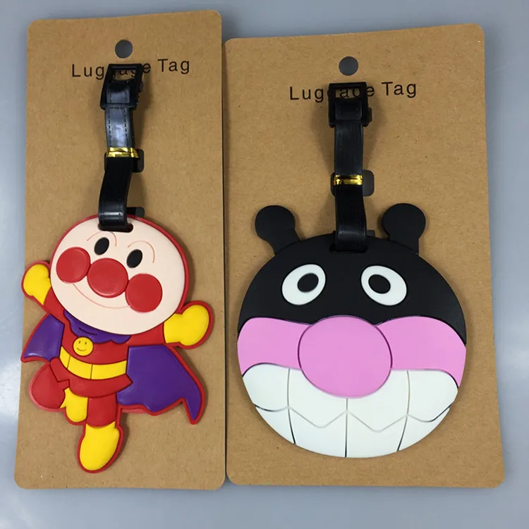 

ANPANMAN Baikinman Anime Travel Accessories Luggage Tag Suitcase ID Address Portable Tags Holder Baggage Label Gifts New