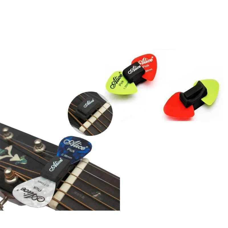 1 предмет Новинка Гитары бабки Палочки резиновый держатель + 2 бесплатных s гитара