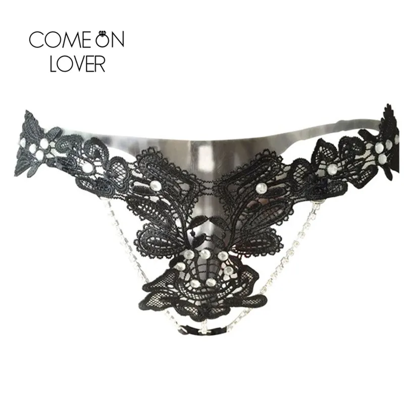 Трусики-стринги кружевные PI5078 Comeonlover 2 цвета XXXL | Женская одежда