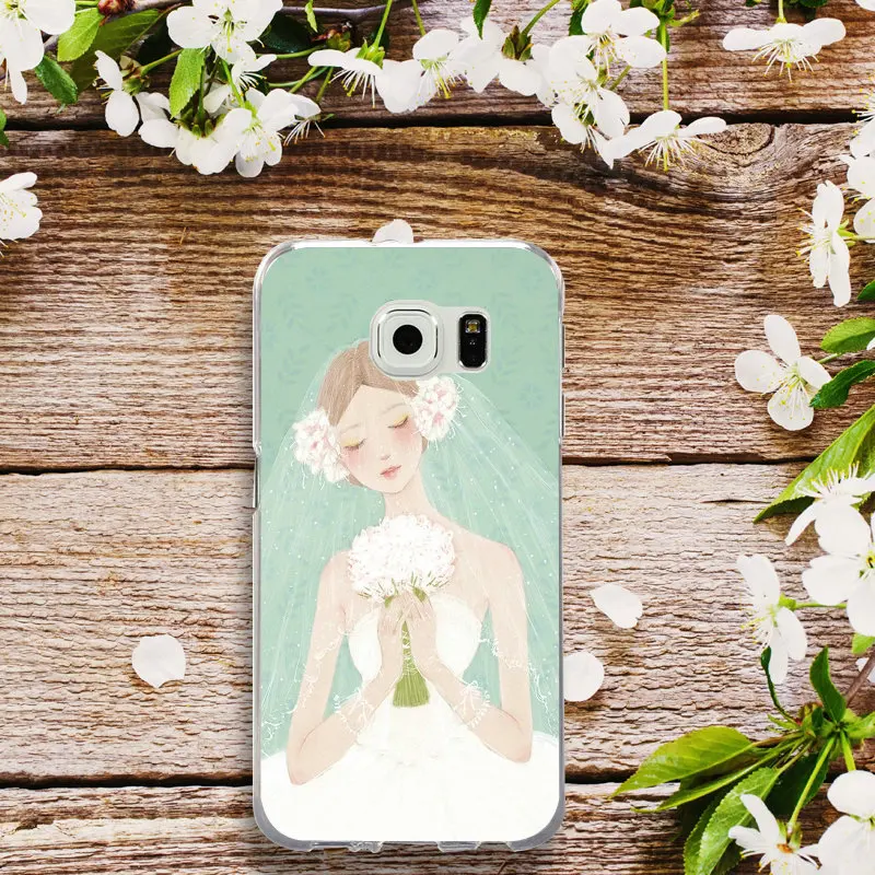 Модный женский красивый тонкий мягкий ТПУ чехол для телефона Samsung Galaxy Note 3 4 5 8 S3 S4 S5