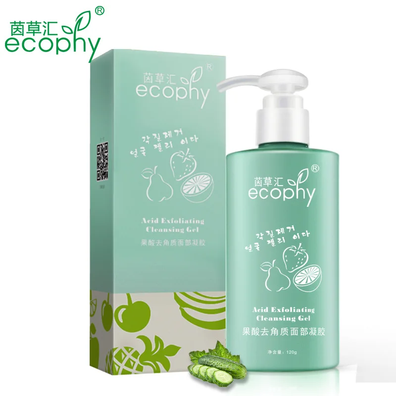 

Ecophy Acid Peeling Gel 120ml Facial Cleansing Exfoliating Peeling Scrub Deep Clean Acne Blackhead Remove Face Cleanser