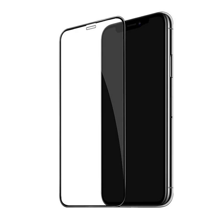 Для iPhone 7 8 6Plus X XS XR XSMAX 9D Черная защитная пленка из закаленного стекла для iPhone6S