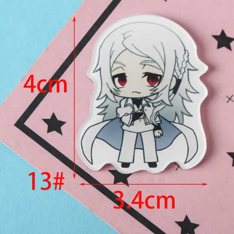 No13 free shipping 1 PCS bungou stray dogs cartoon mix for Clothing Acrylic Badges Kawaii Icons on The Backpack Pin Brooch Badge Z68 - Цвет: No13