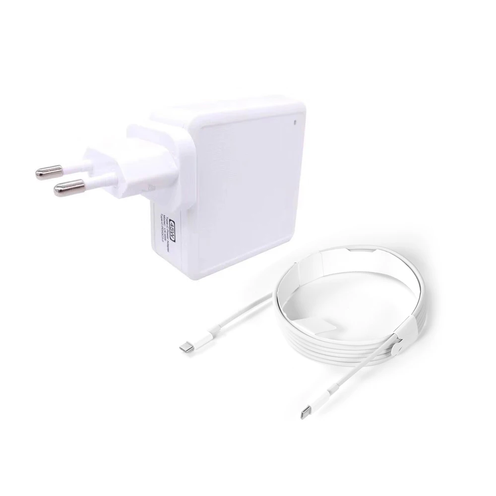 45 Вт USB Type C Ноутбук Ac адаптер питания быстрая PD QC 3 0 зарядное устройство для Macbook Pro