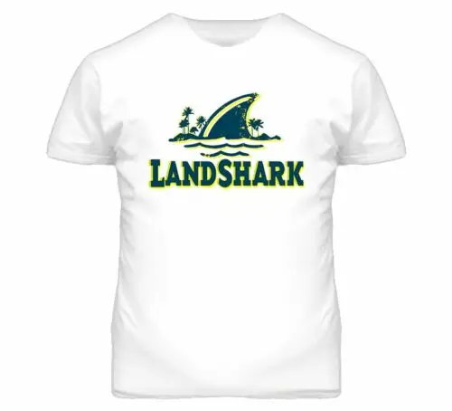 Land Shark ostrov Beer Drinking Hops Ale Alcohol Fun вечерние футболки | Мужская одежда