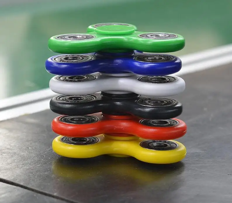 (Непоседа + Spinner случае) Ручной Счетчик Треугольник Палец Игрушка Сумка Box Дело |