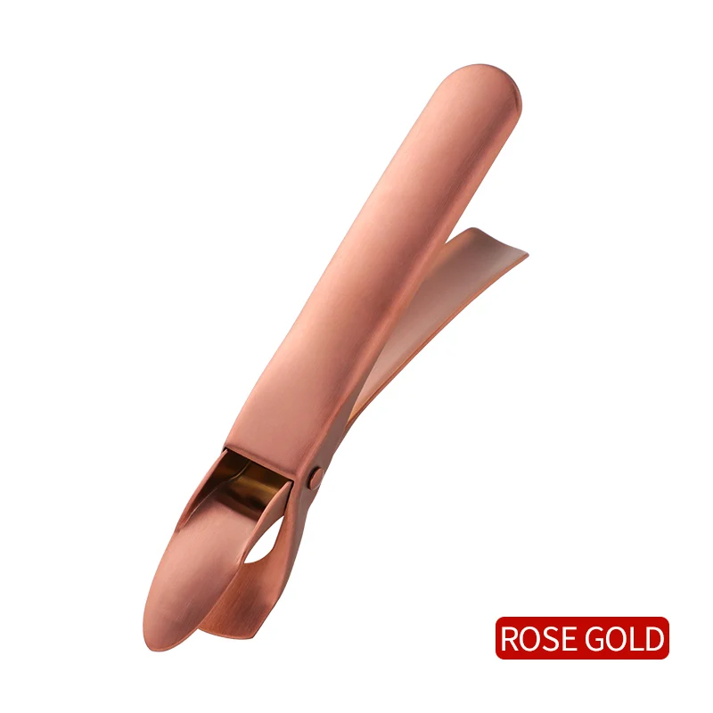 Rose Gold-1PCS 18/8 нержавеющая сталь чаша клип анти-горячий блюдо держатель горшок Сковорода захват Многофункциональный зажимы ретривер щипцы Кухня помощник - Цвет: Rose Gold-1PCS