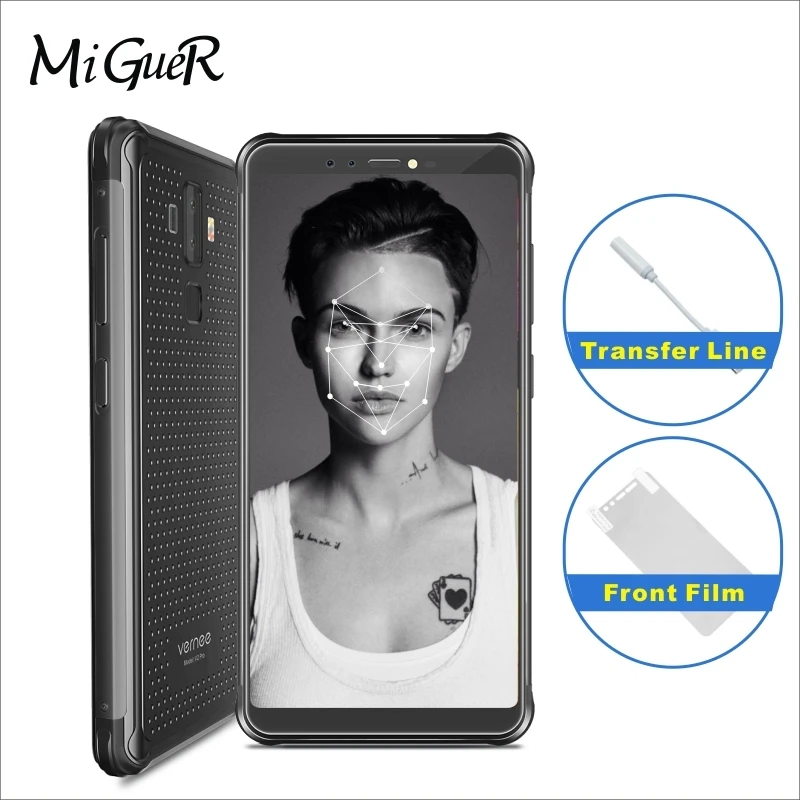 Vernee V2 Pro 5 99 &quotFace ID мобильного телефона Android 8 1 MT6763 Восьмиядерный 6 ГБ и 64 Гб 21MP IP68
