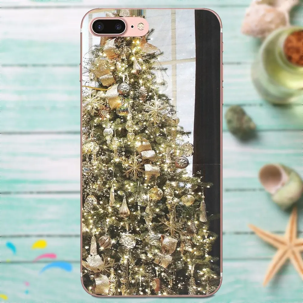 Soft Silicone TPU Transparent Capa Case Beauty Christmas Tree For Huawei Mate 7 8 9 10 20 P8 P9 P10 P20 P30 Lite Plus Pro 2017 | Мобильные