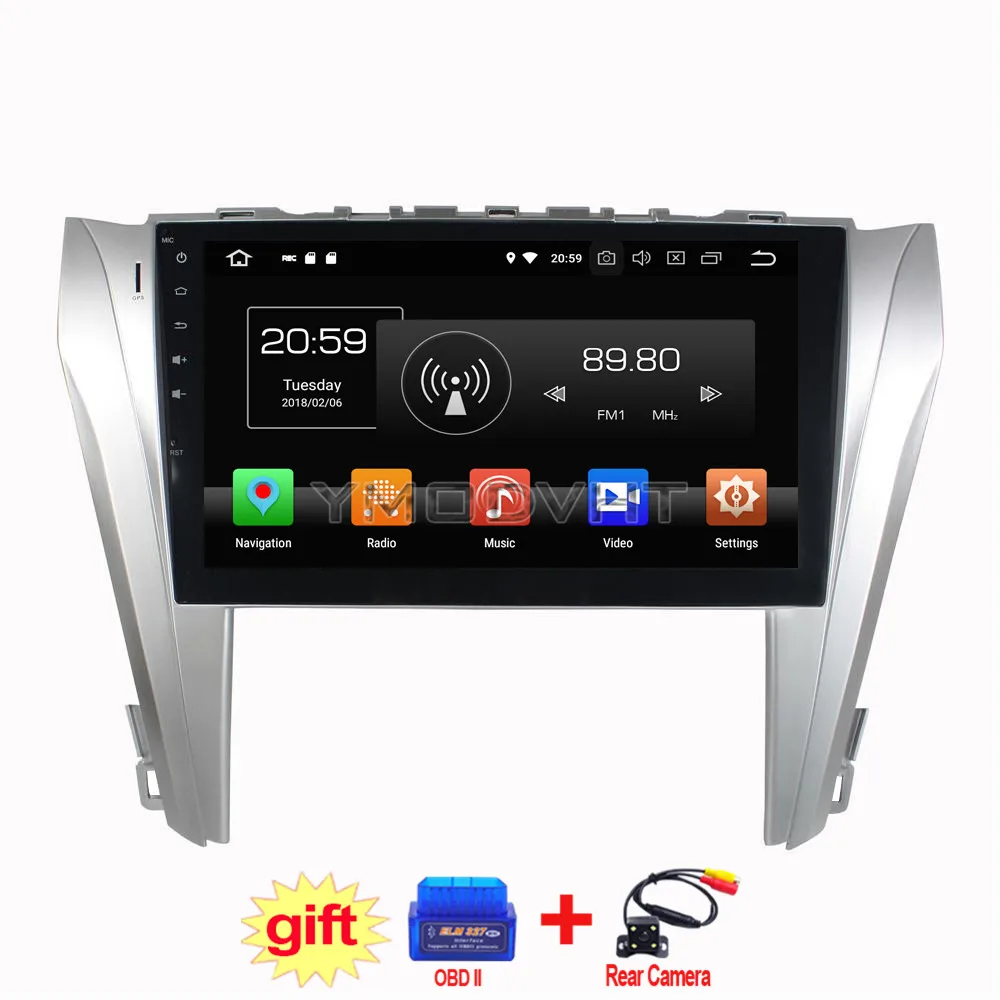 YMODVHT 10 1 дюймов 1024*600 Android 8 0 Восьмиядерный PX5 4 Гб ОЗУ 32 ПЗУ автомобильный DVD плеер