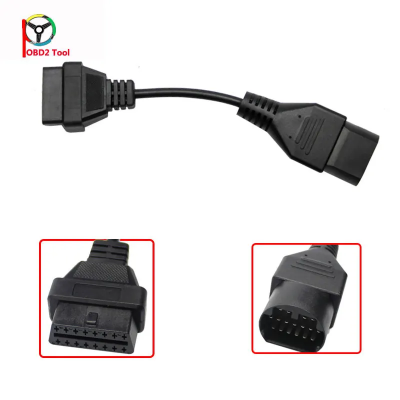 Недавно для Mazda 17Pin 16Pin OBD 2 OBD2 кабель диагностический Соединительный адаптер 17 Pin